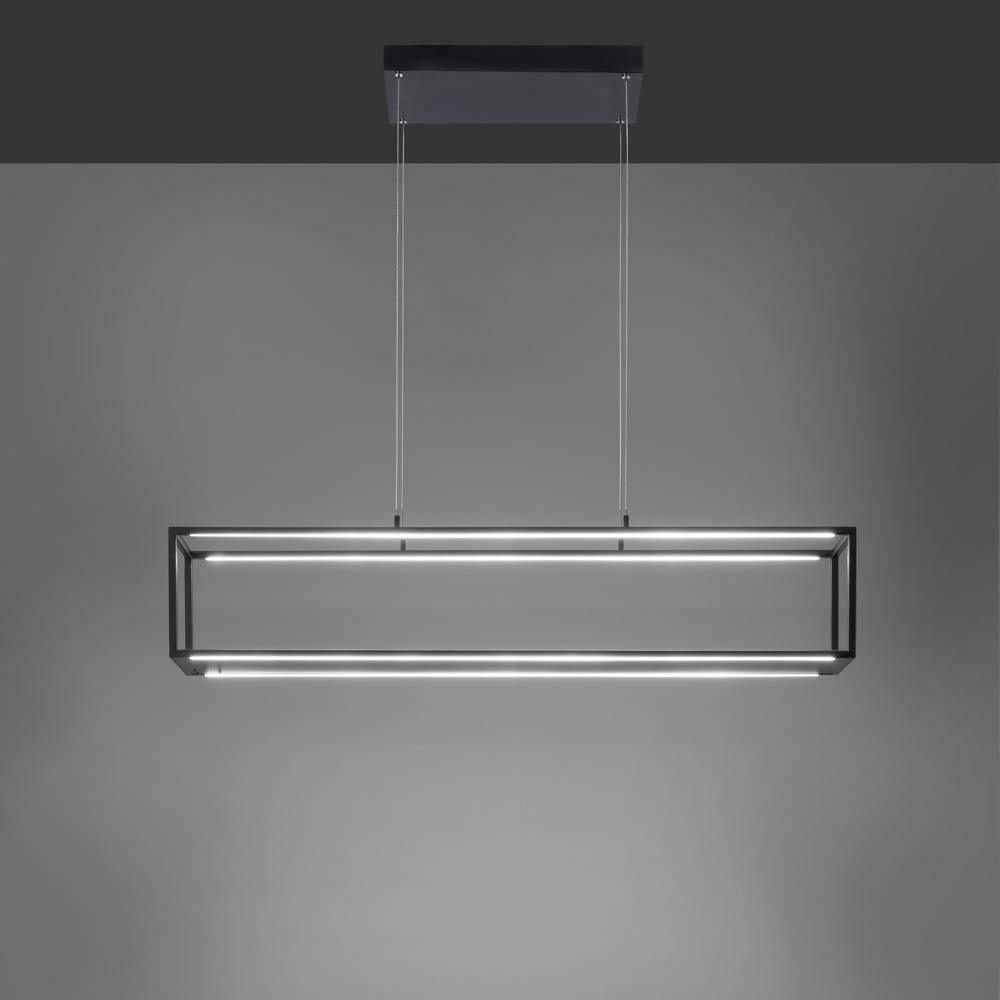 LED Pendelleuchte Contura in Schwarz 4x10,5W 850lm