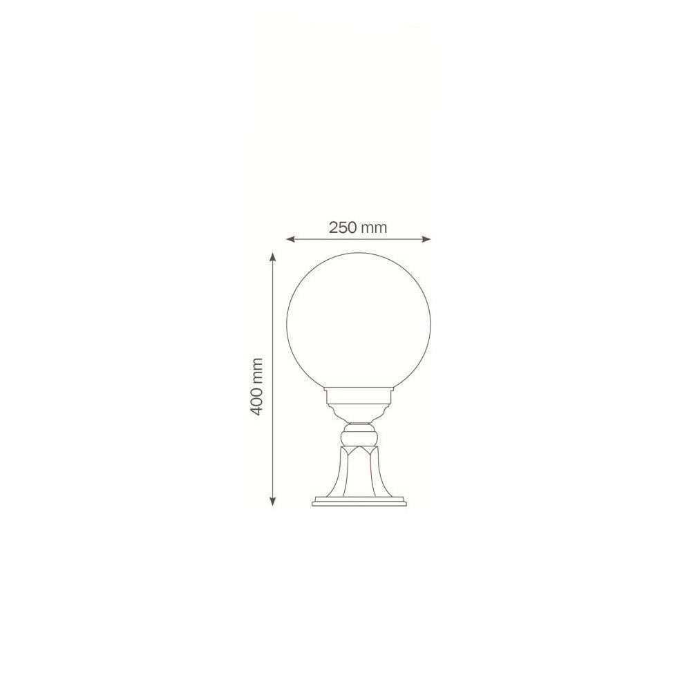 LCD LICHT CREATIV DESIGN - Sockelleuchte LB22 1141 1xE27 schwarz