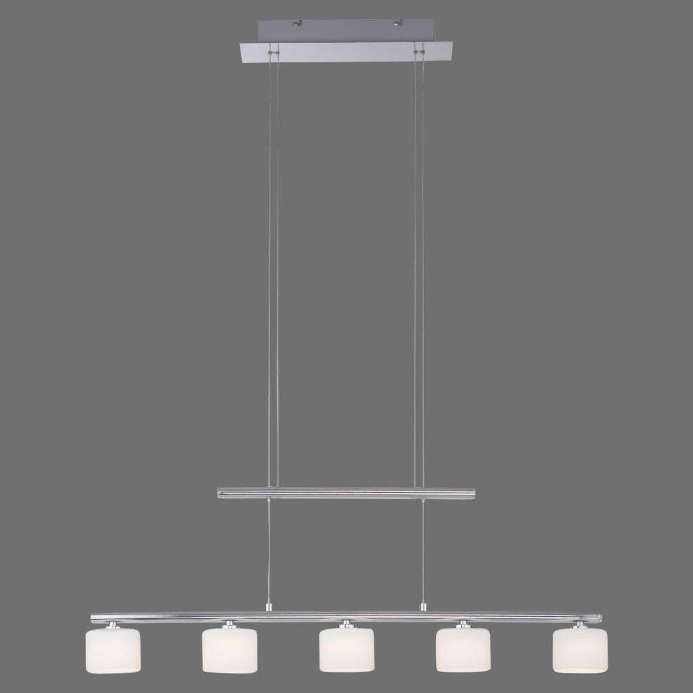LED Pendelleuchte Hydra in Silber 5x 4W 2700lm