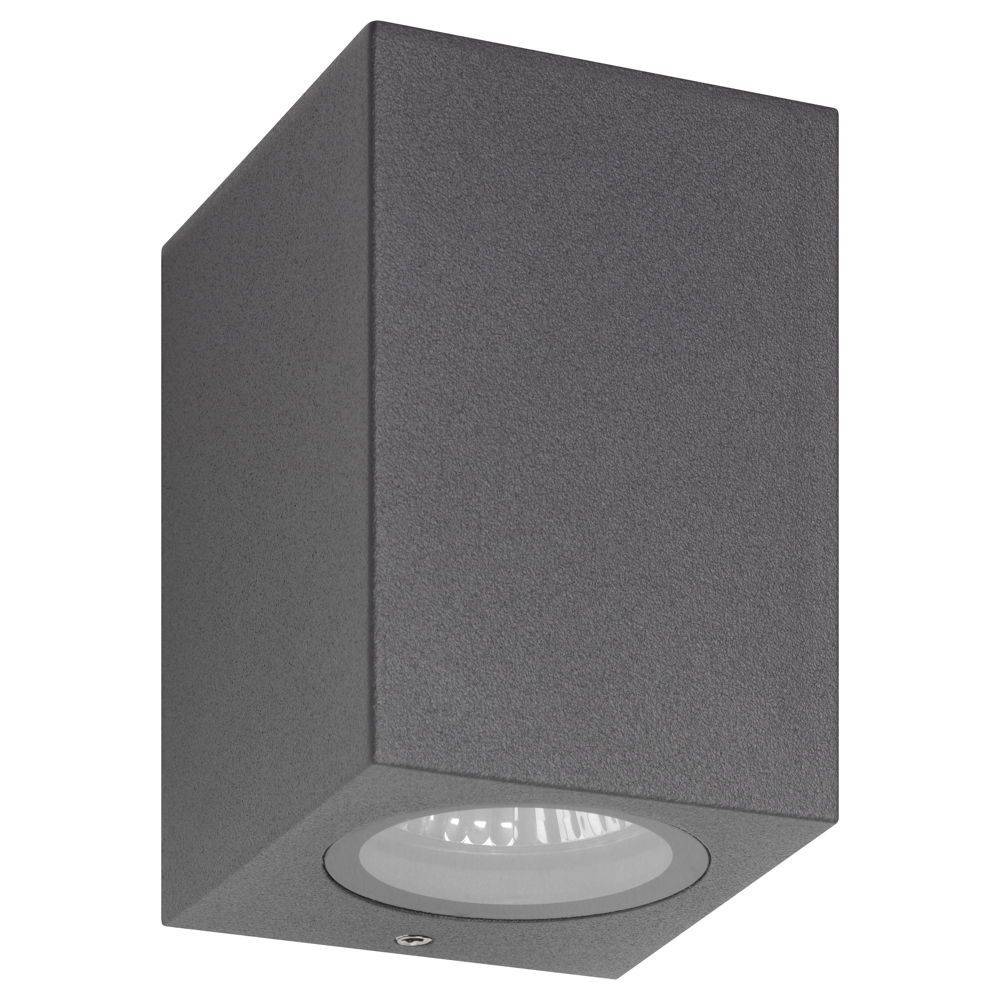 LCD Licht Creativ Design Wandleuchte LB25 max. 7W GU10 IP54 Alu Druckguss graphit