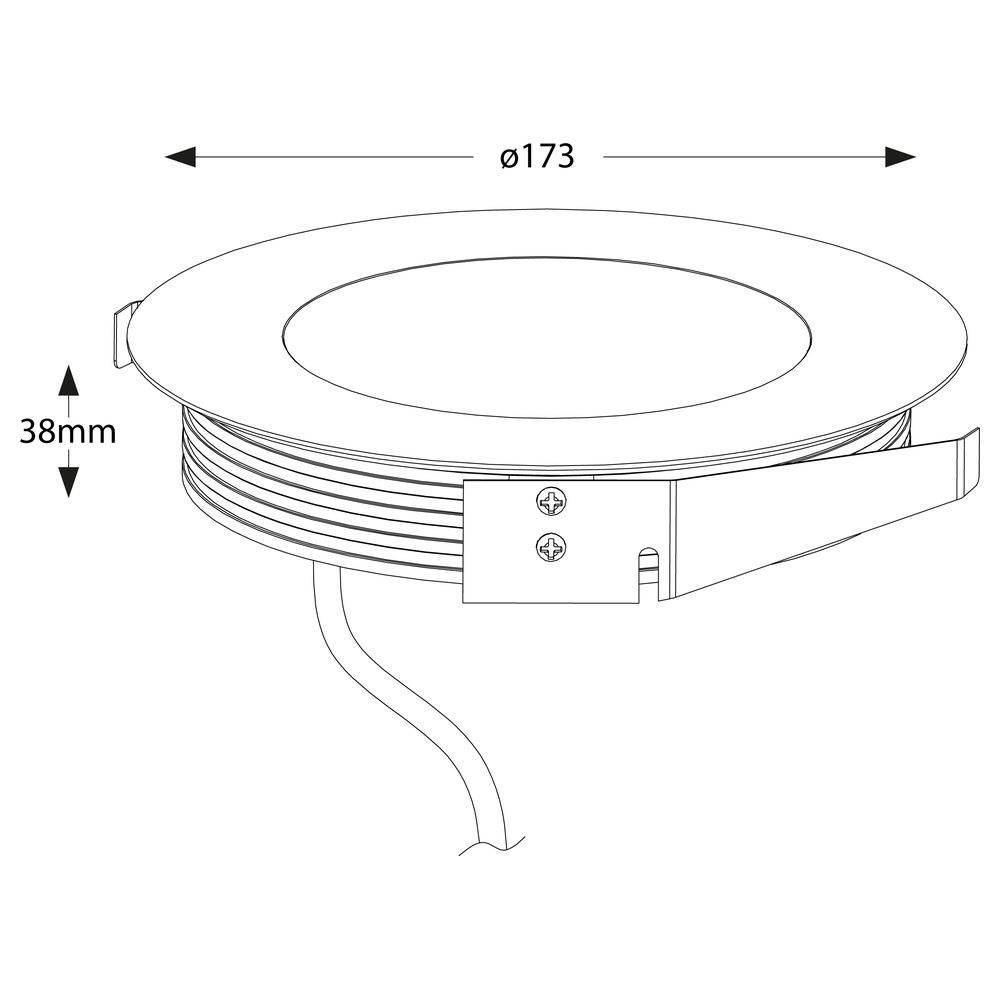 LED Bodeneinbauleuchte Flat I in Silber 17W RGB IP67