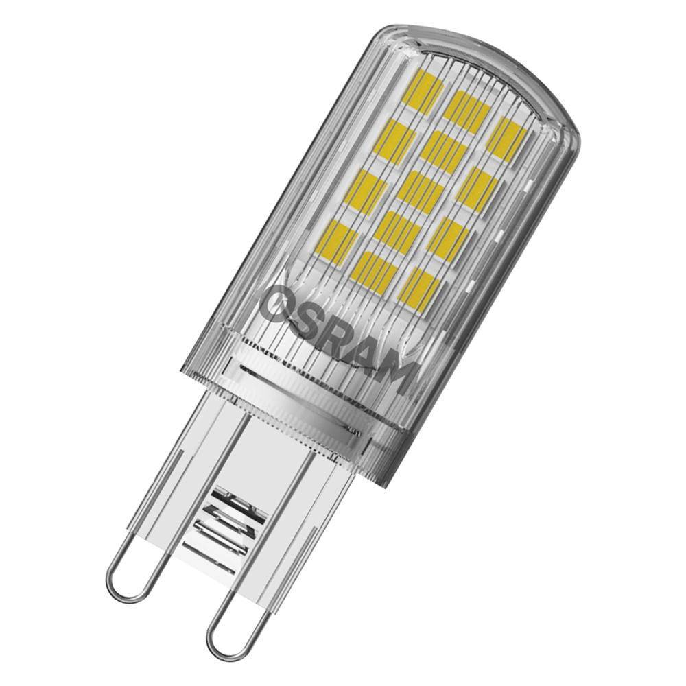Osram LED Lampe ersetzt 40W G9 Brenner in Transparent 4,2W 470lm 2700K 5er Pack