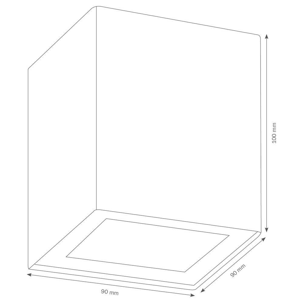 Wandleuchte in Graphit Up&Down G9 max. 33W