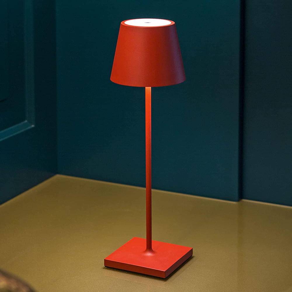 LED-Tischleuchte Nuindie 380m rot rd 2.2W Flex-Mood