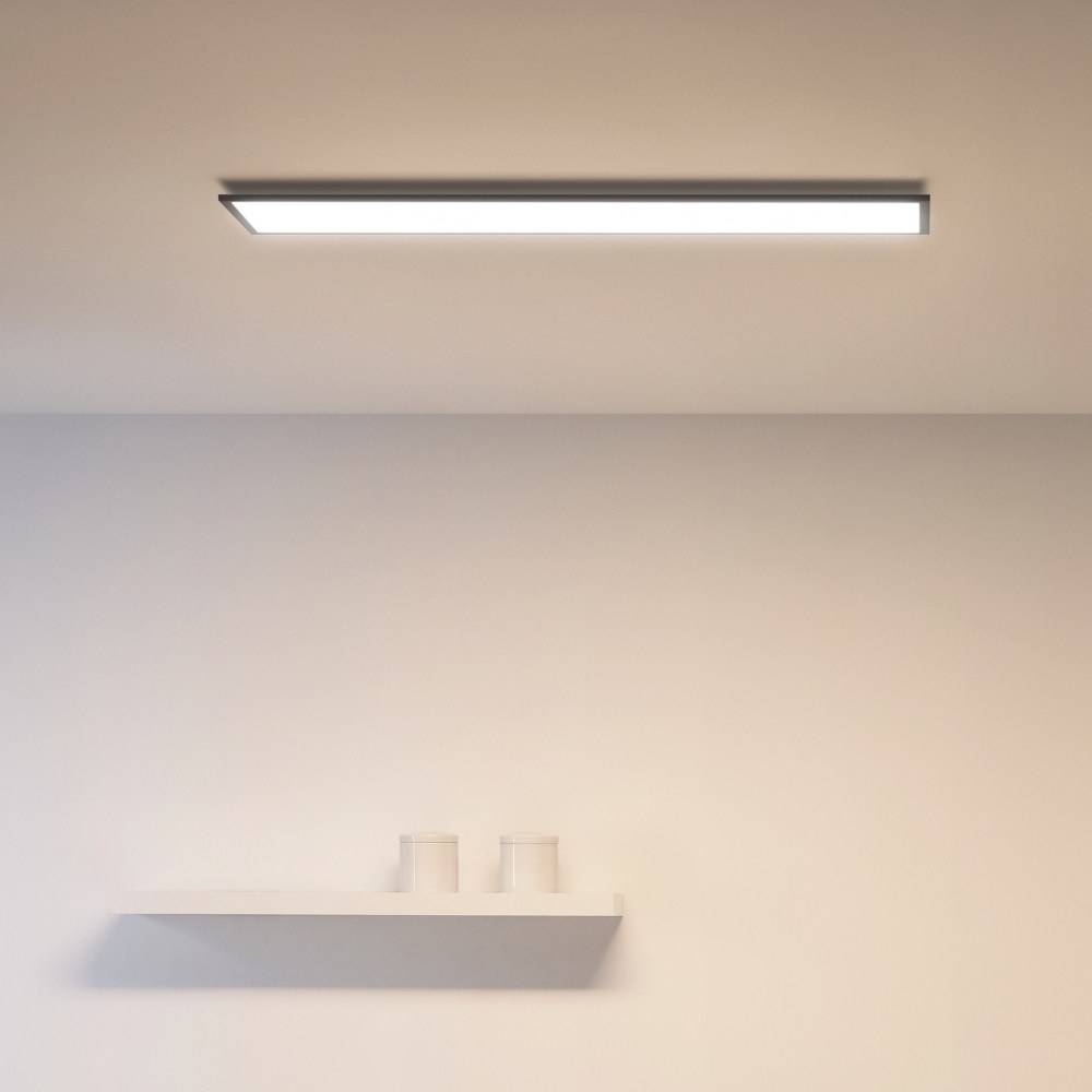 LED Panel tunable White in Schwarz 36W 3400lm Eizelpack Rechteckig