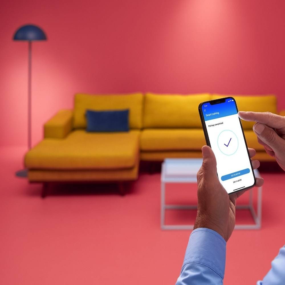 LED Panel tunable White in Schwarz 36W 3400lm Eizelpack Rechteckig