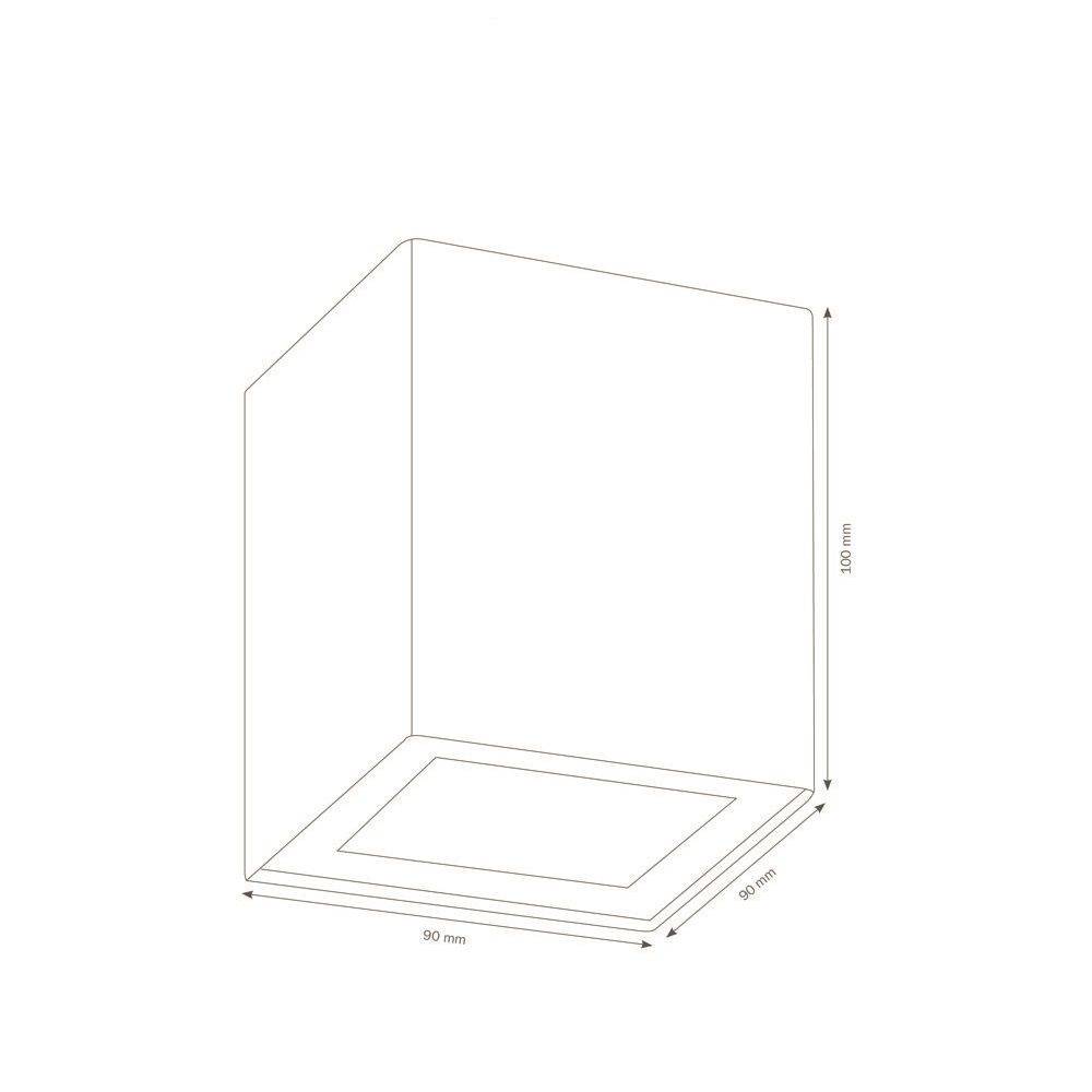 Wandleuchte A-310582, Aluguss, Edelstahl, G9, Floatglas, IP54, 100x90x90mm