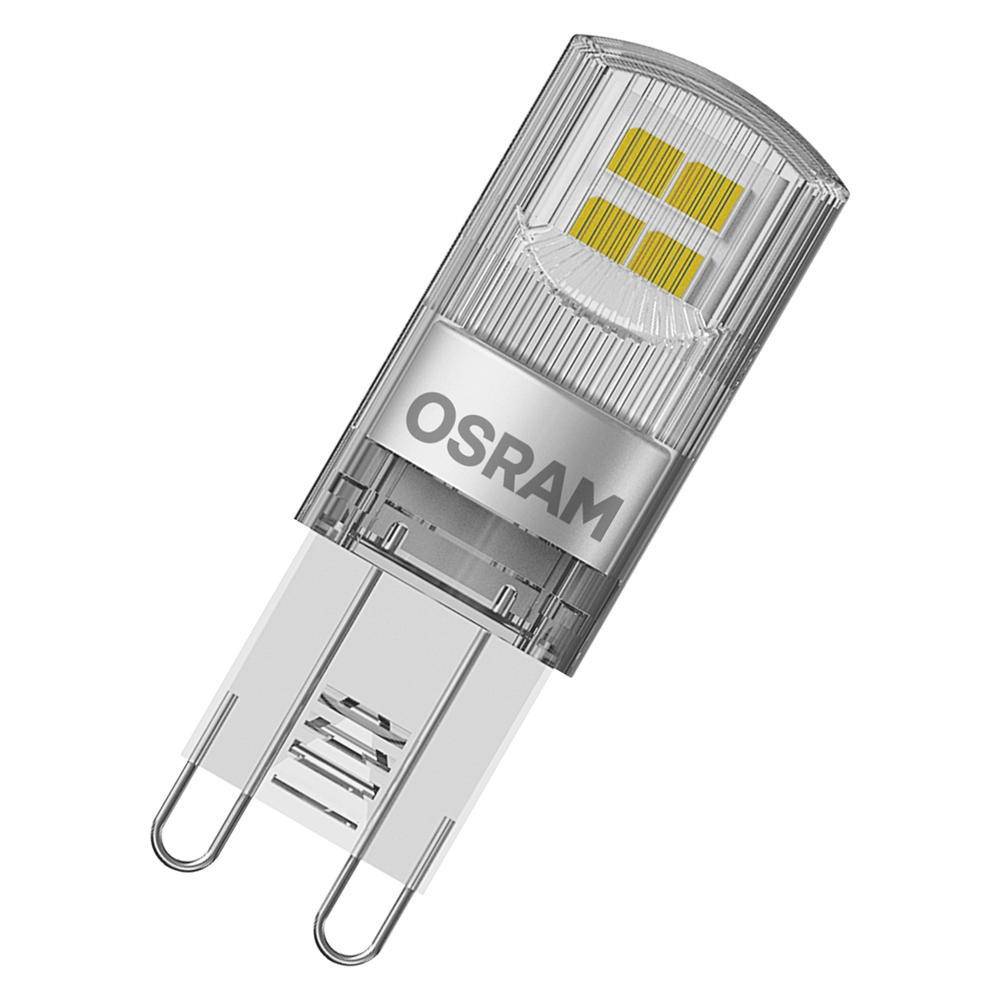 Osram LED Lampe ersetzt 20W G9 Brenner in Transparent 1,9W 200lm 2700K 5er Pack
