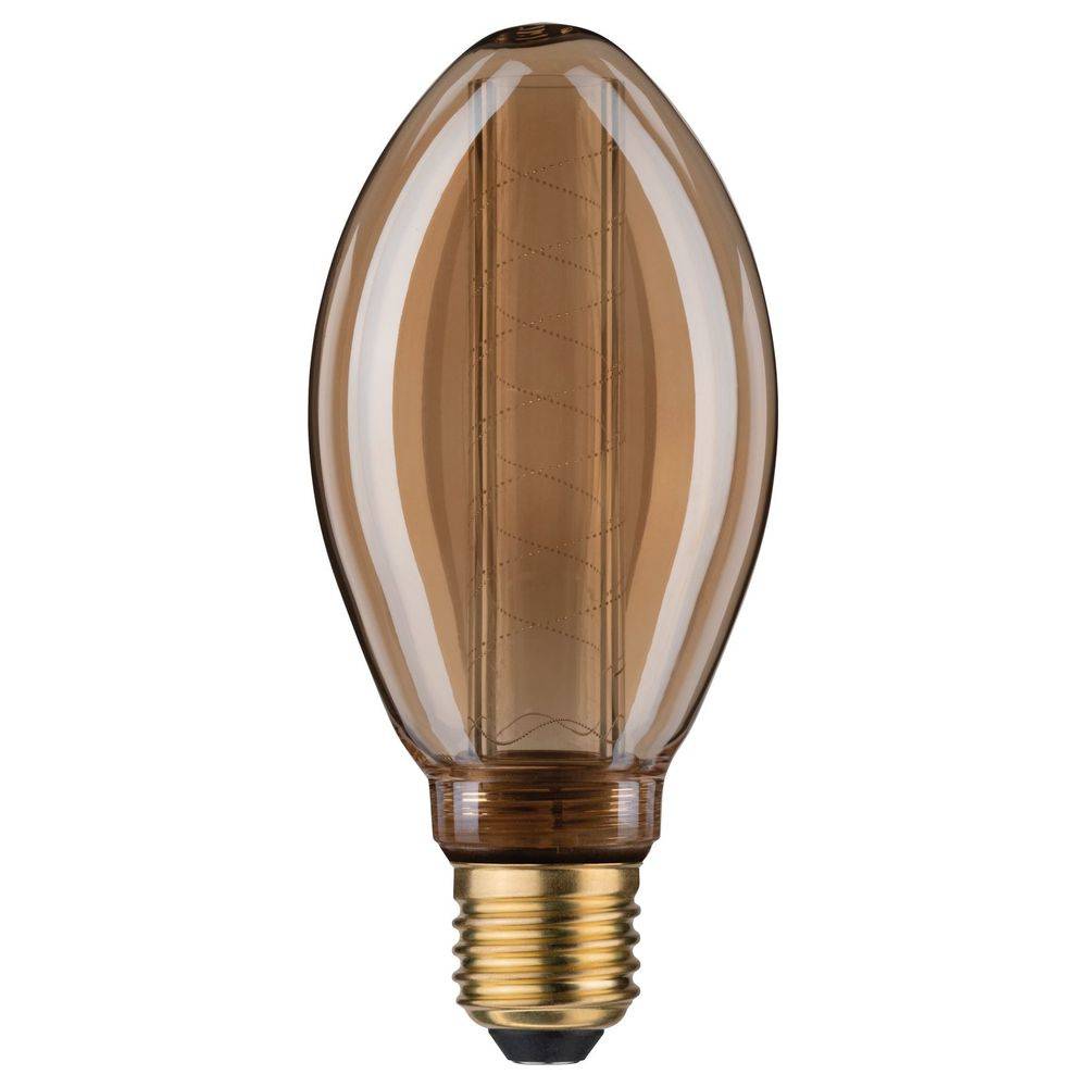 LED E27 Leuchtmittel Innerglow in Gold 3,6W 120lm Spiralmuster