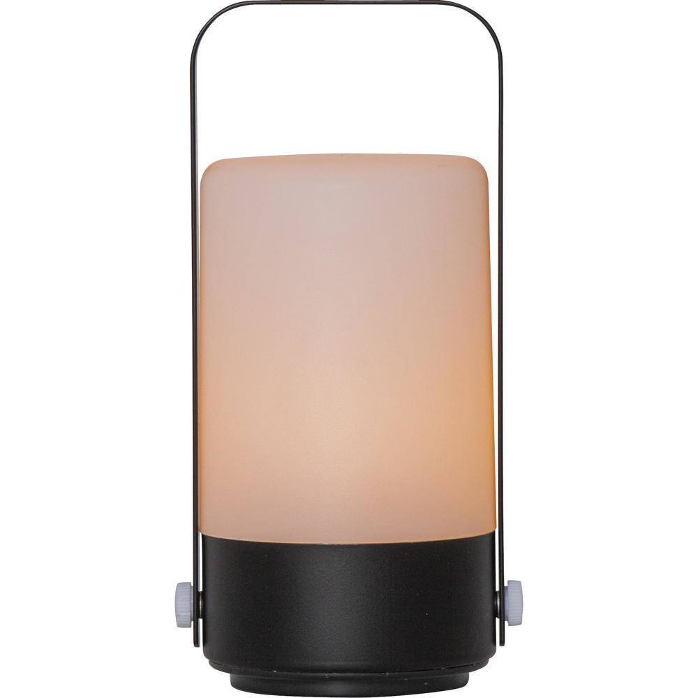 LED Tischleuchte Flame Lantern in Schwarz 0,06W IP44
