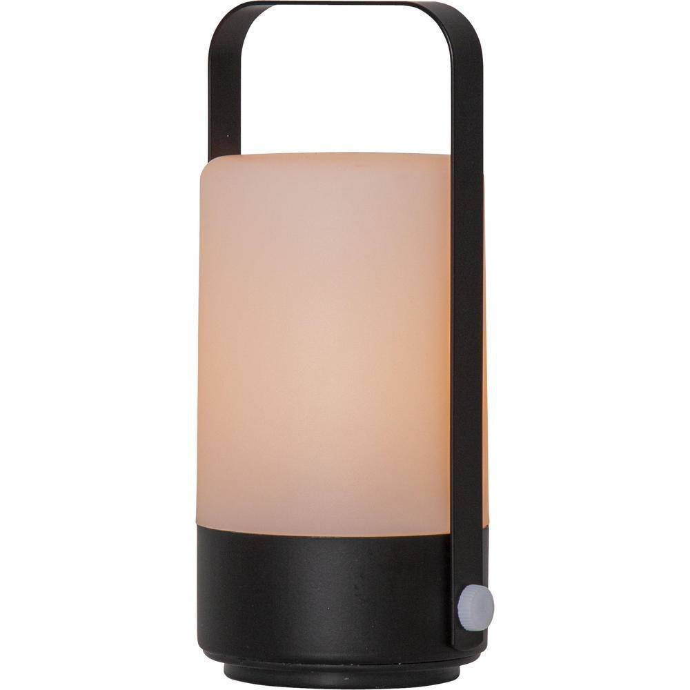 LED Tischleuchte Flame Lantern in Schwarz 0,06W IP44