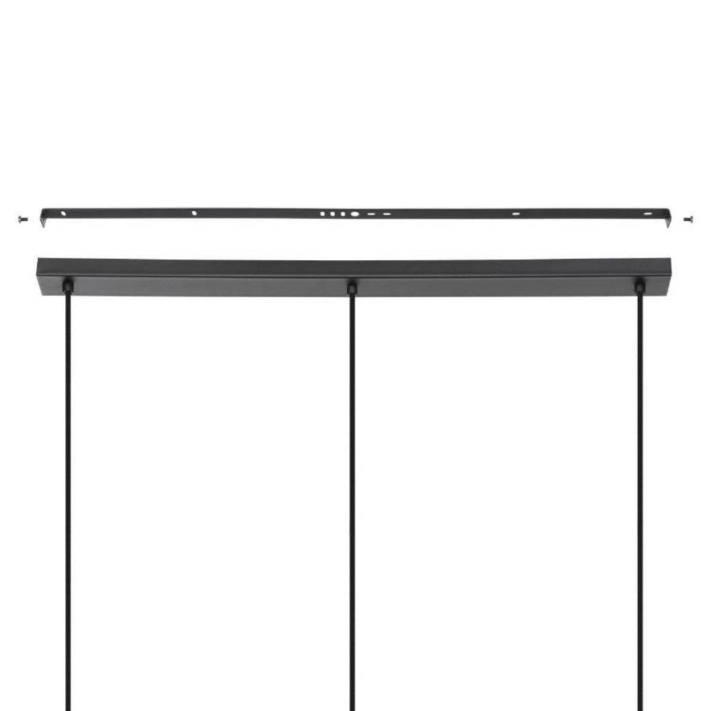 EGLO LEUCHTEN - EGLO Alderney, Flexible Halterung, Schwarz, Natürlich, Beige, Stahl, Textil, Schwarz, Indoor