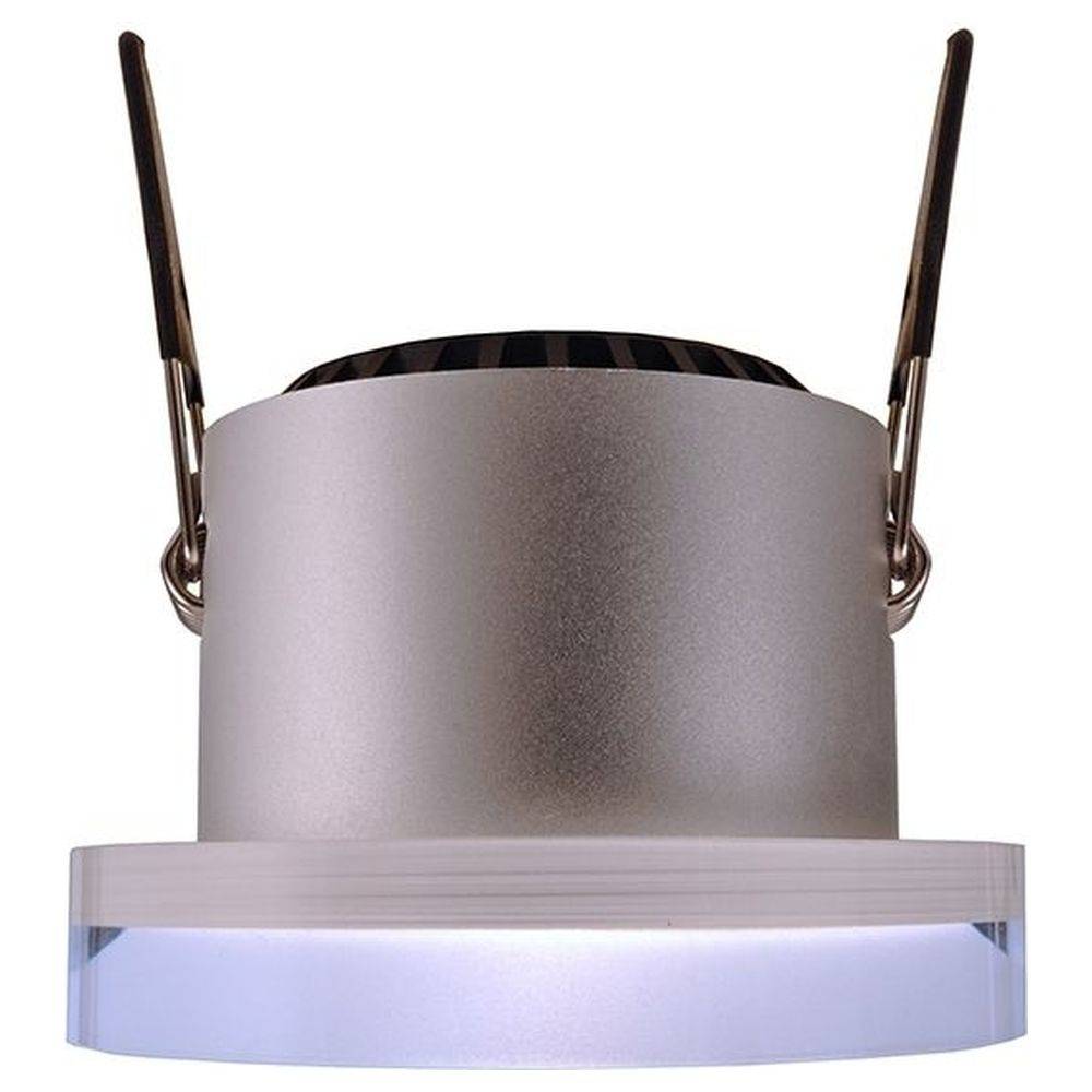 LED Deckeneinbaustrahler COB 68 aus Aluminium in silber, RGB