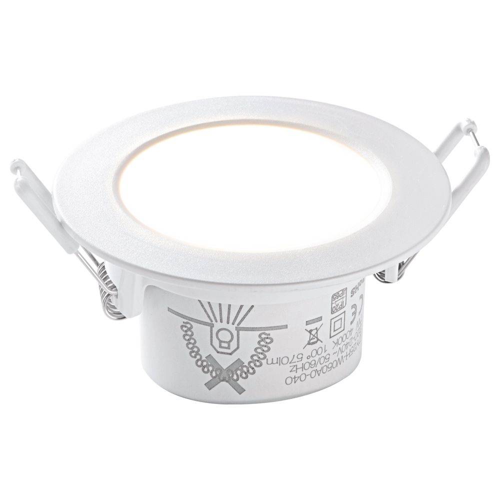 LED Einbaustrahler in Weiß inkl. 2 Wechsel-Cover IP65