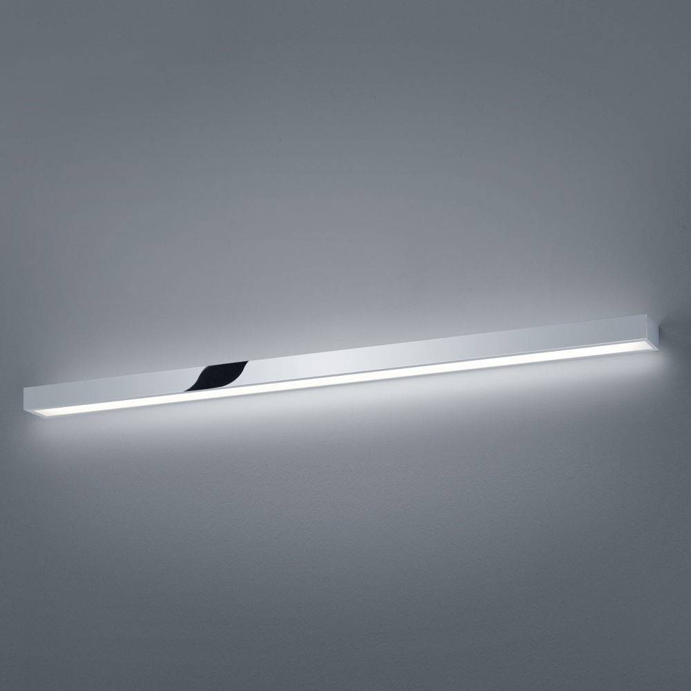 LED Wandleuchte Theia in chrom 30W 1800lm IP44 1200mm