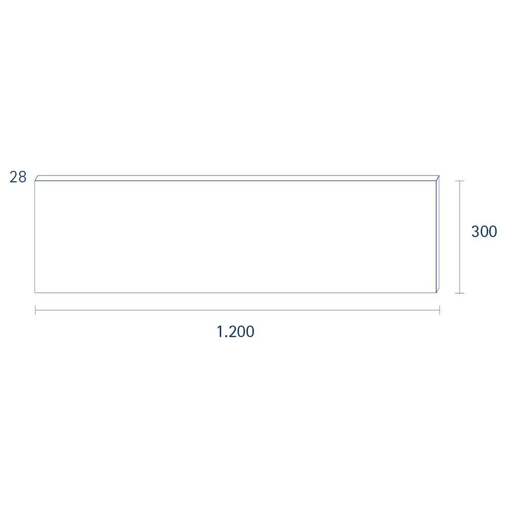 LED Panel in Weiß 40W 300x1200 mm im Rahmen 3000K UGR=22