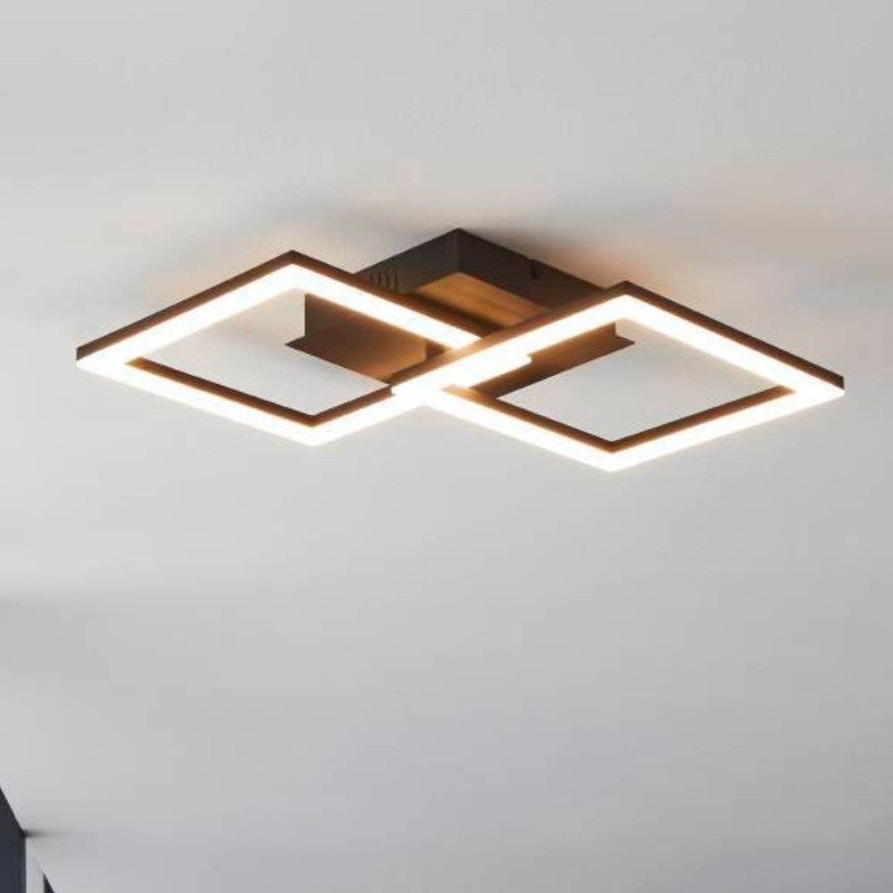 ZigBee LED Deckenleuchte Paranday in Schwarz und Weiß Tunable White 21,5W 2500lm