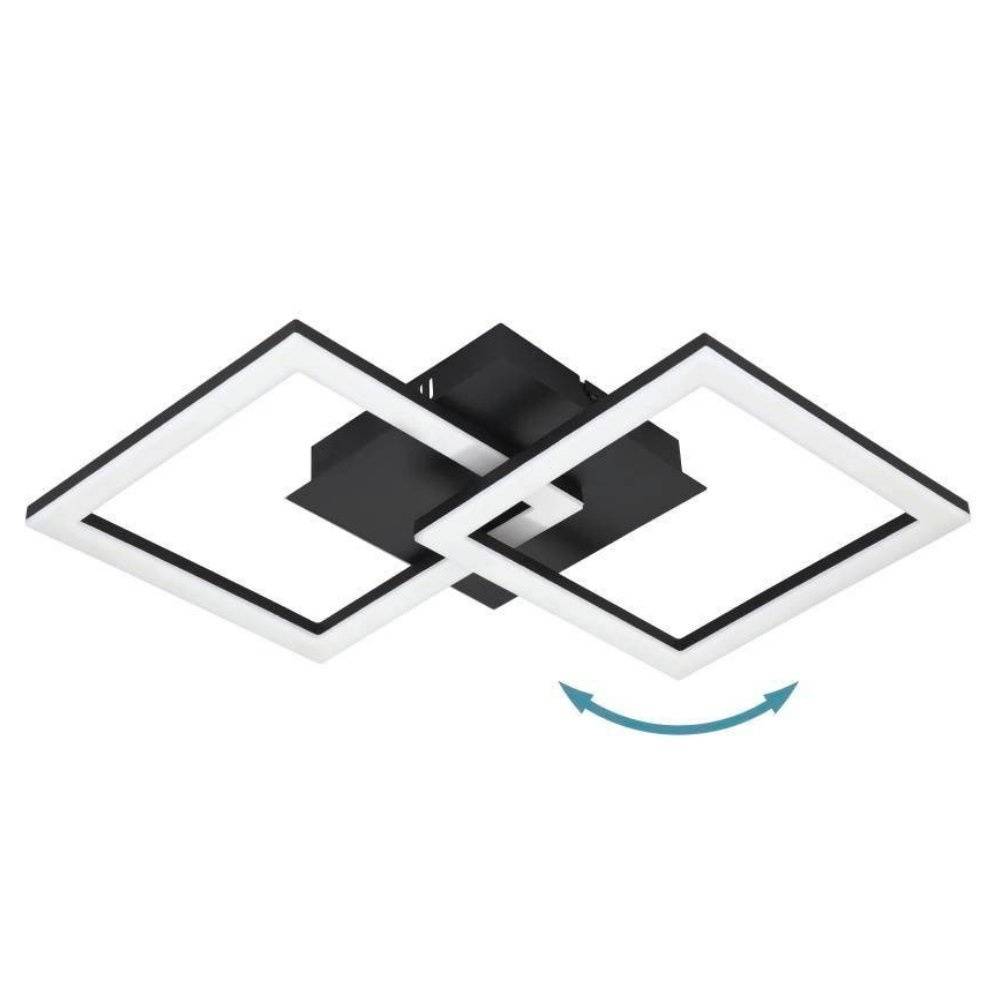 ZigBee LED Deckenleuchte Paranday in Schwarz und Weiß Tunable White 21,5W 2500lm