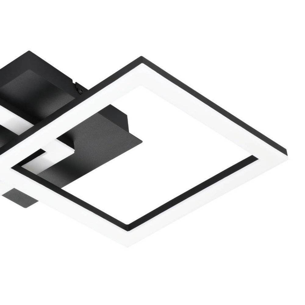 ZigBee LED Deckenleuchte Paranday in Schwarz und Weiß Tunable White 21,5W 2500lm