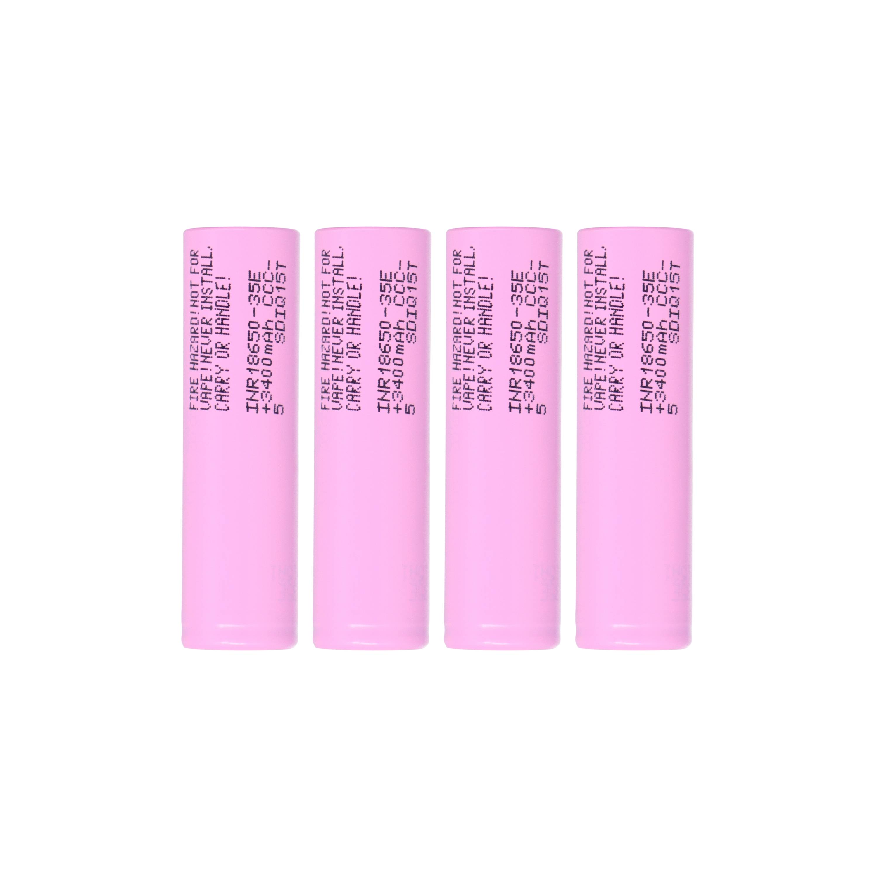 4x Samsung INR18650-35E 3500mAh 3,7V - 18650 Akku