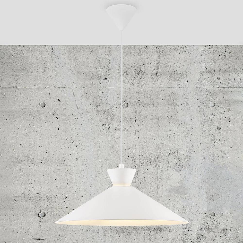 Pendelleuchte Dial 45 in Weiß E27