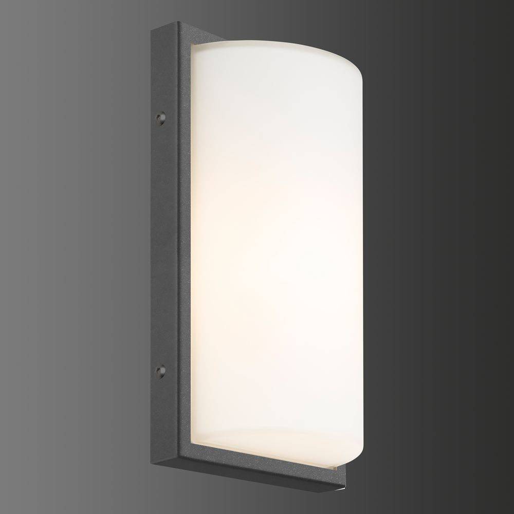 LCD LICHT CREATIV DESIGN - Wandleuchte LB22 anthrazit IP44 1xE27 BM
