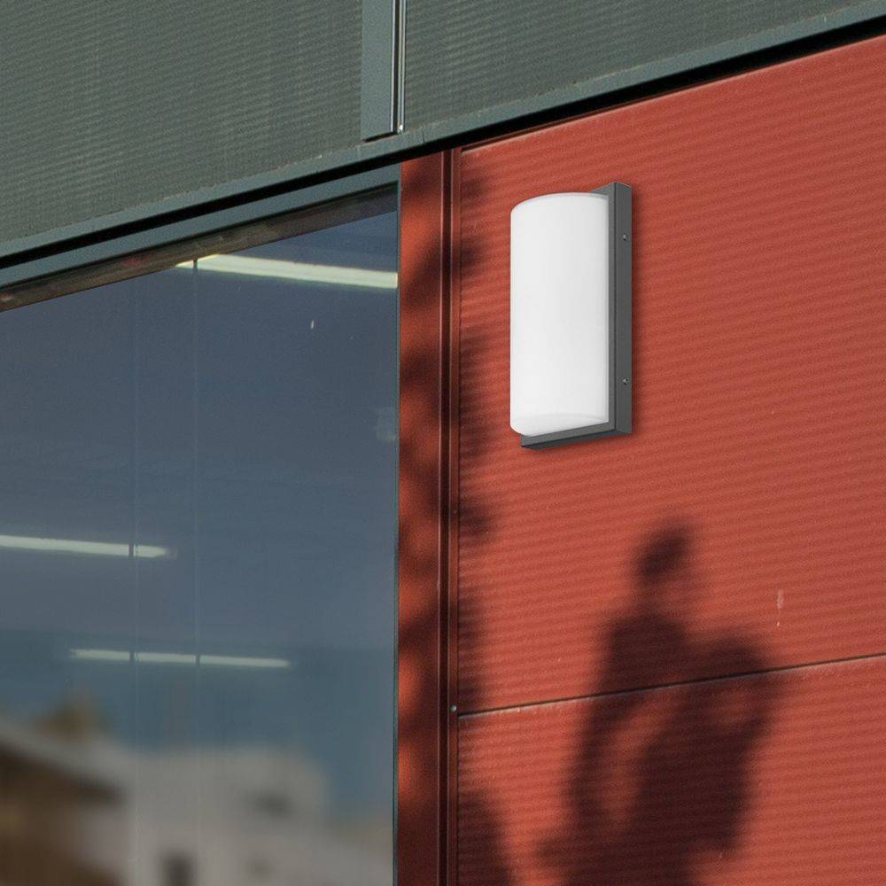 LCD Licht Creativ Design Wandleuchte LB25 anthrazit IP44 1xE27 BM