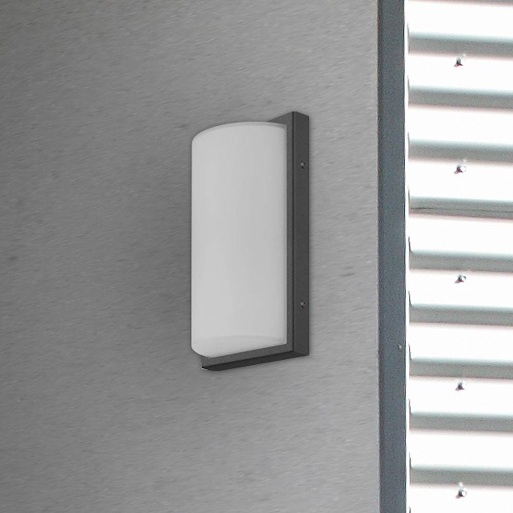 LCD LICHT CREATIV DESIGN - Wandleuchte LB22 anthrazit IP44 1xE27 BM