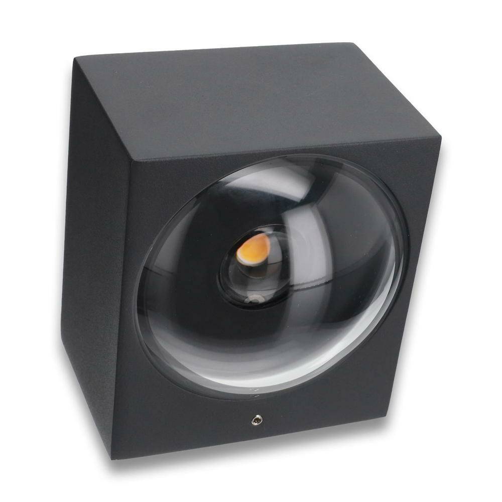 LCD Licht Creativ Design LED-Wandleuchte LB25 25W 3000K 625lm IP65 Alu DG graphit