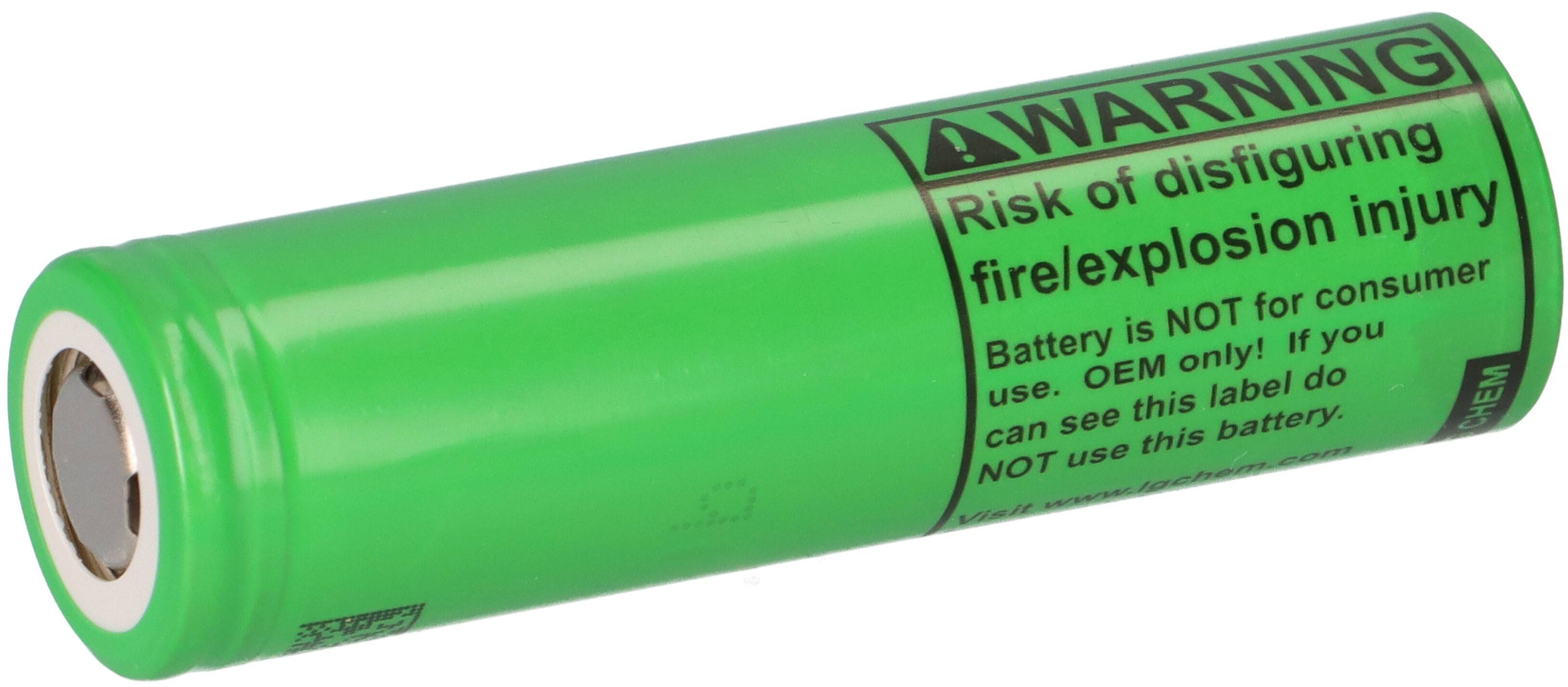 Li-Ion Akku LG LGDBMJ118650 INR 18650 MJ1 3500mAh 3,6V