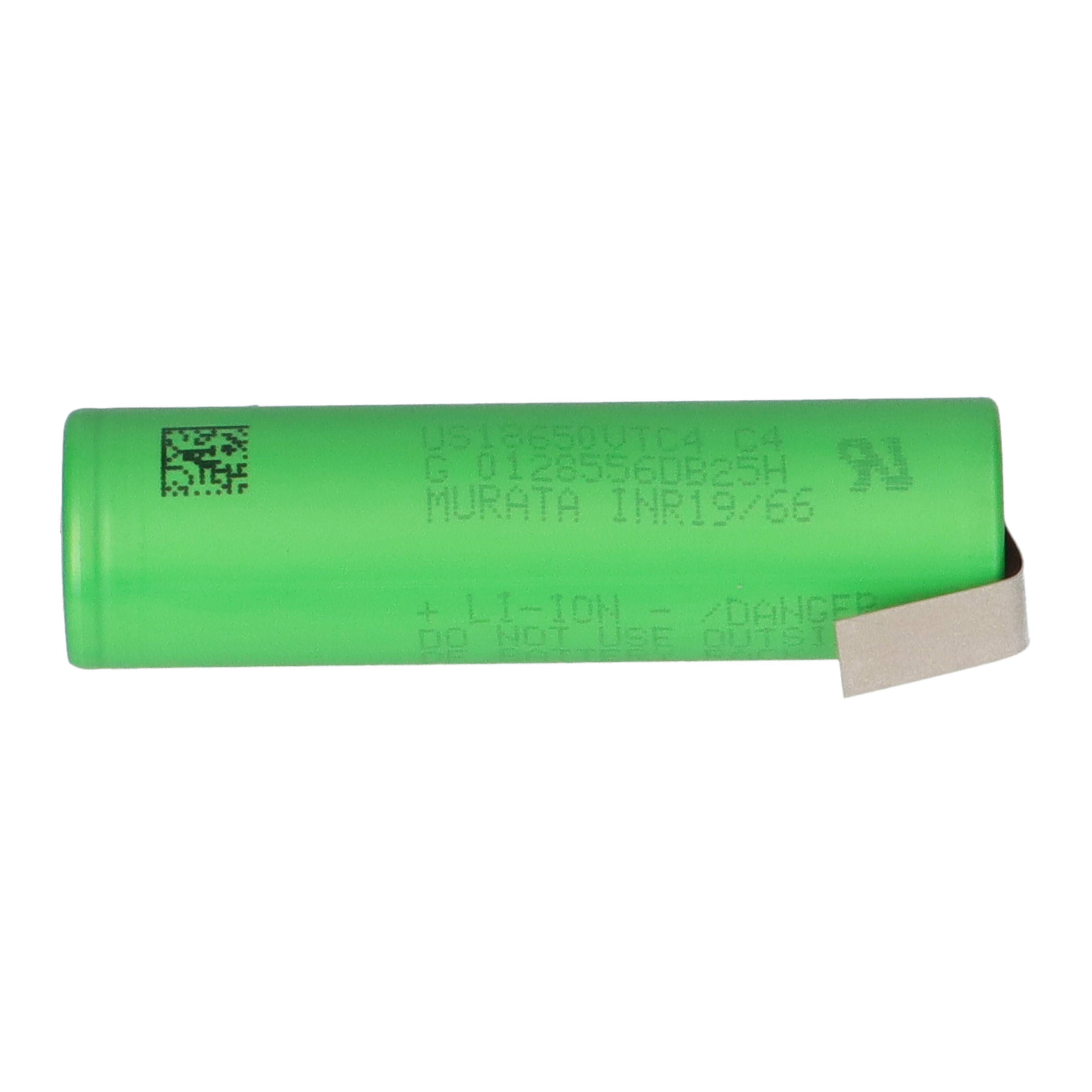 Murata Akku US18650VTC5A 3,6V 2600mAh Rohzelle LiNiMnCoO2 Z-Lötfahne LFZ