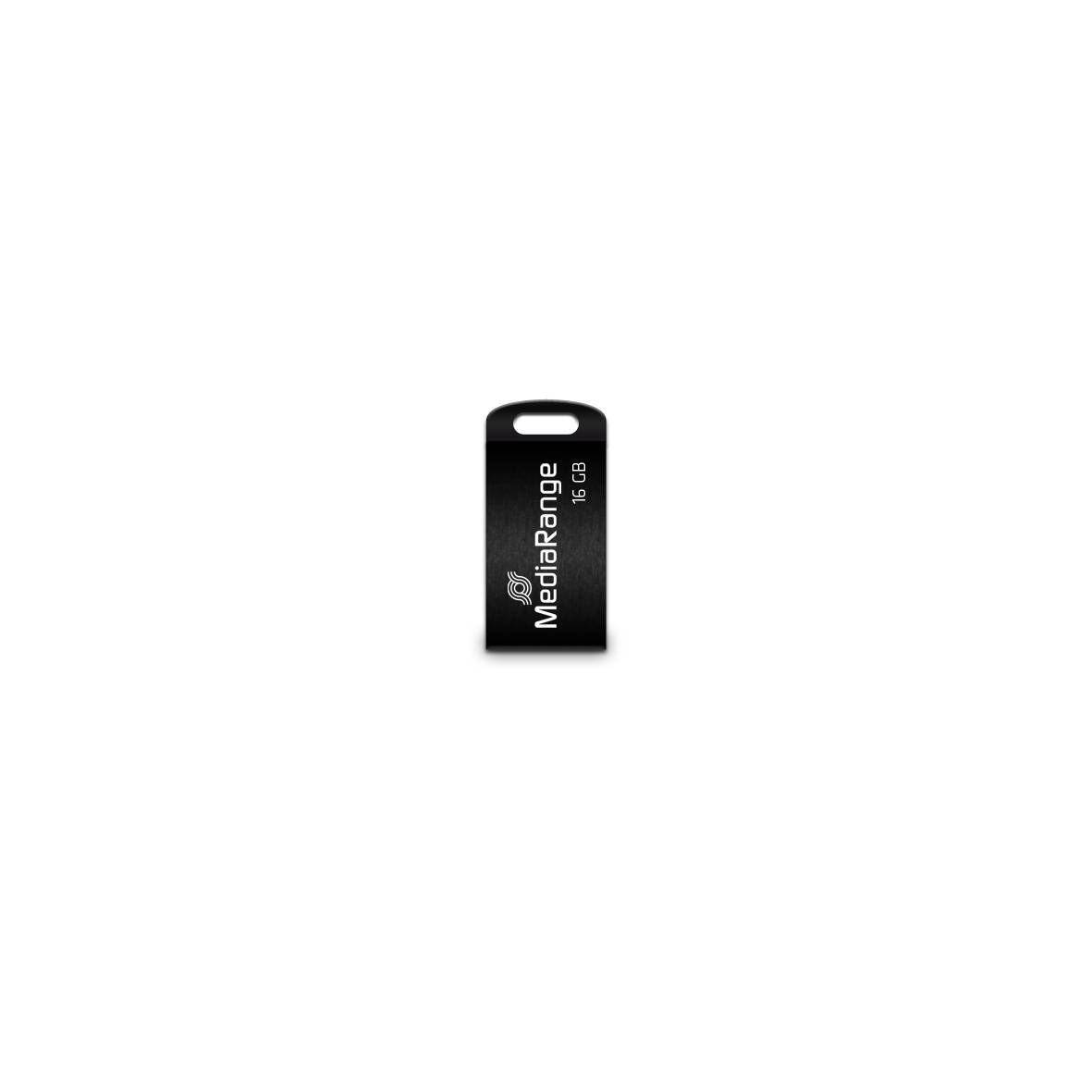 MEDIARANGE MR921 - 16 GB - USB Typ-A - 2.0 - 15 MB/s - Ohne Deckel - Schwarz
