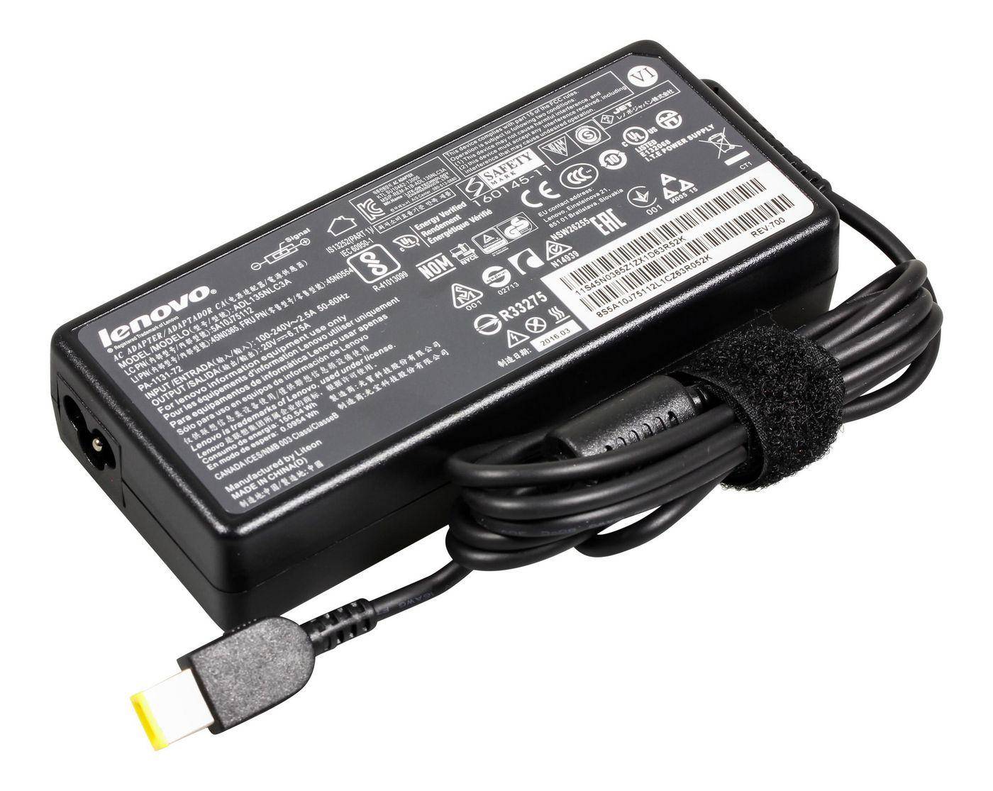 Lenovo Liteon ADL135NLC3A Netzteil 135 Watt FRU CRU Tier 1 für Y700-15ACZ 80NY Y700-15ISK 80NV Y700-17ISK 80Q0