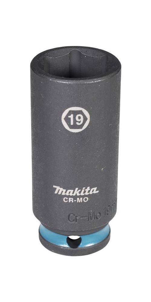 Makita E-16368 Steckschlüssel 3/8" SW19 Impact Black lang