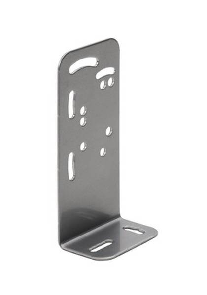 Metallwinkel mit mehreren Befestigungslöchern, geeignet zur Stabilisierung oder Montage von Gegenständen an einer Fläche.