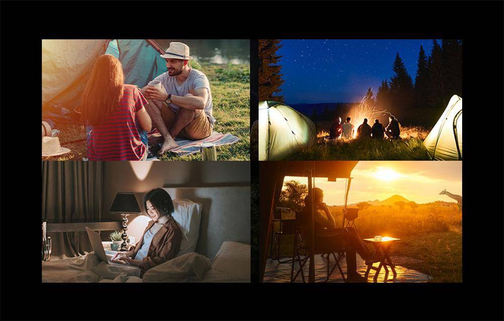 Superfire T60 Camping-Lampe, 2,5W, 1000mAh