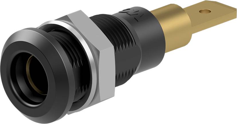 STÄUBLI Buchse, 64.3040-21, 4 mm , schwarz, 30 V, 25 A / 60 V, 25 A