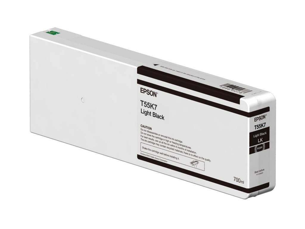 Epson Tintenpatrone UltraChrome HDX/HD light black 700 ml T 55K7