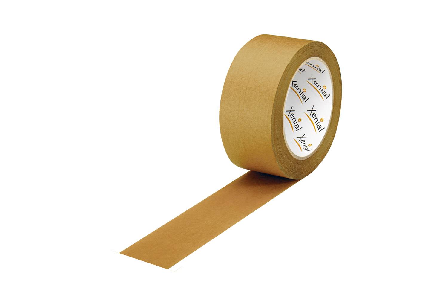 Klebeband Breite 50mm Länge 50m Stärke 130µ Papier braun XENIAL