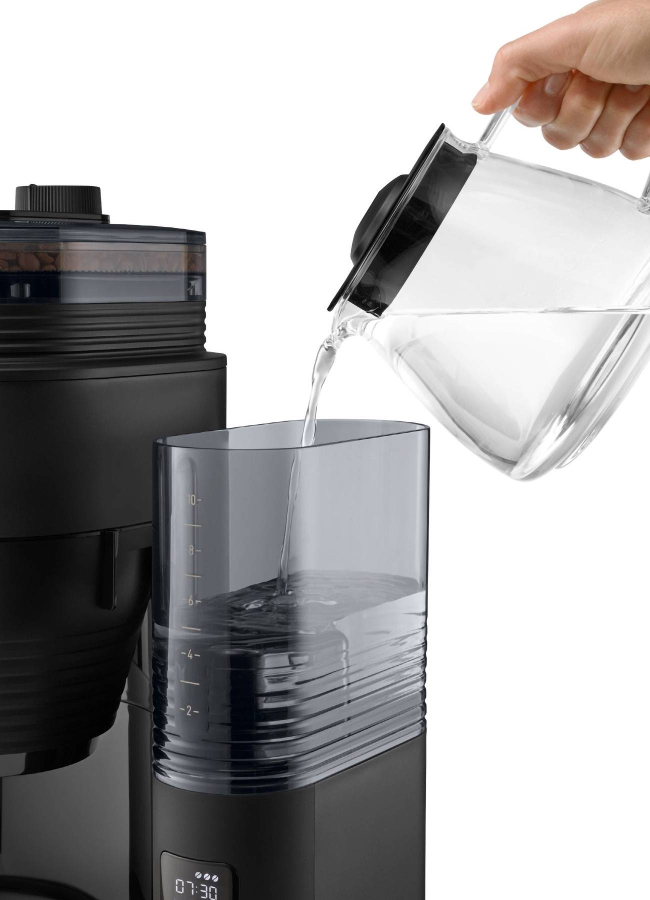 Melitta AromaFresh 1,25 L Filterkaffeemaschine mit Mahlwerk