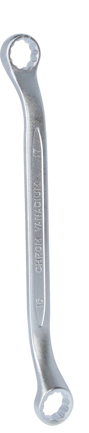 KS TOOLS Doppel-Ringschlüssel, leicht gekröpft, 16x17mm ( 517.0876 )