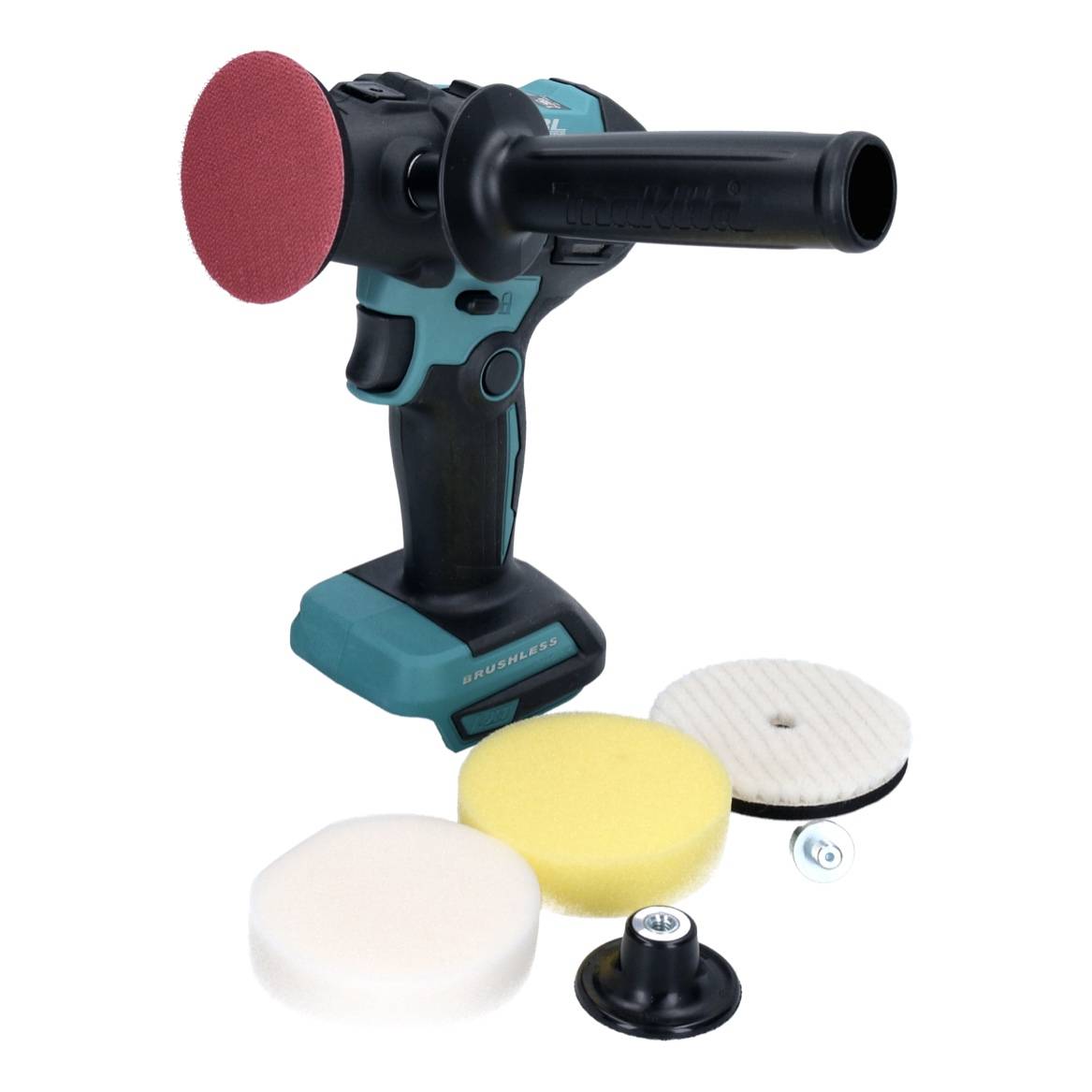 Makita DPV 300 Z Akku Schleifer Polierer 18 V 50 / 80 mm Brushless Solo - ohne Akku, ohne Ladegerät