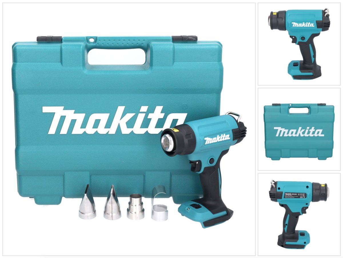 Makita DHG 181 ZK Akku Heißluftgebläse 18 V 150 - 550 °C + Koffer - ohne Akku, ohne Ladegerät