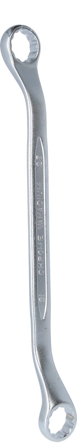 KS TOOLS Doppel-Ringschlüssel, leicht gekröpft, 21x23mm ( 517.0878 )