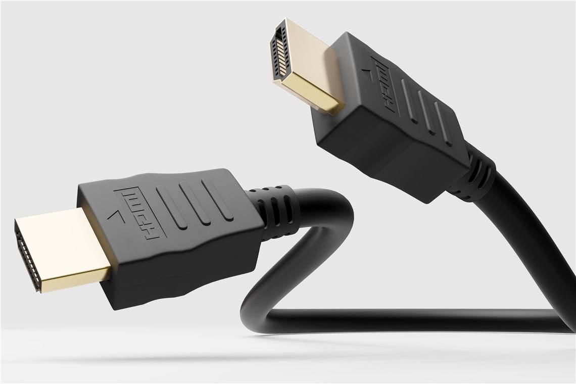 Goobay 60624 High Speed HDMI Kabel mit Ethernet / UHD 4K @ 60Hz Monitorkabel 18 Gbits CCS Anschlusskabel / Schwarz / 5m