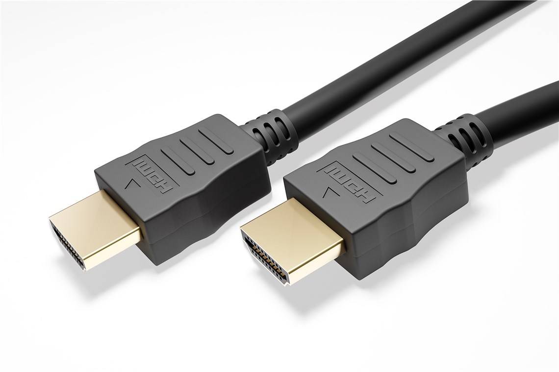 Goobay 60624 High Speed HDMI Kabel mit Ethernet / UHD 4K @ 60Hz Monitorkabel 18 Gbits CCS Anschlusskabel / Schwarz / 5m