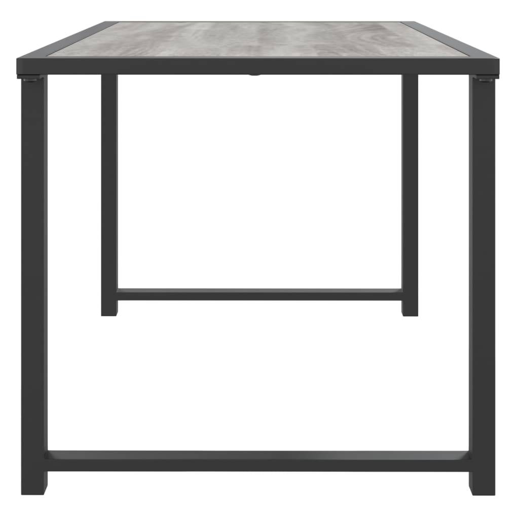 vidaXL Gartentisch Anthrazit 55x40x37 cm Stahl