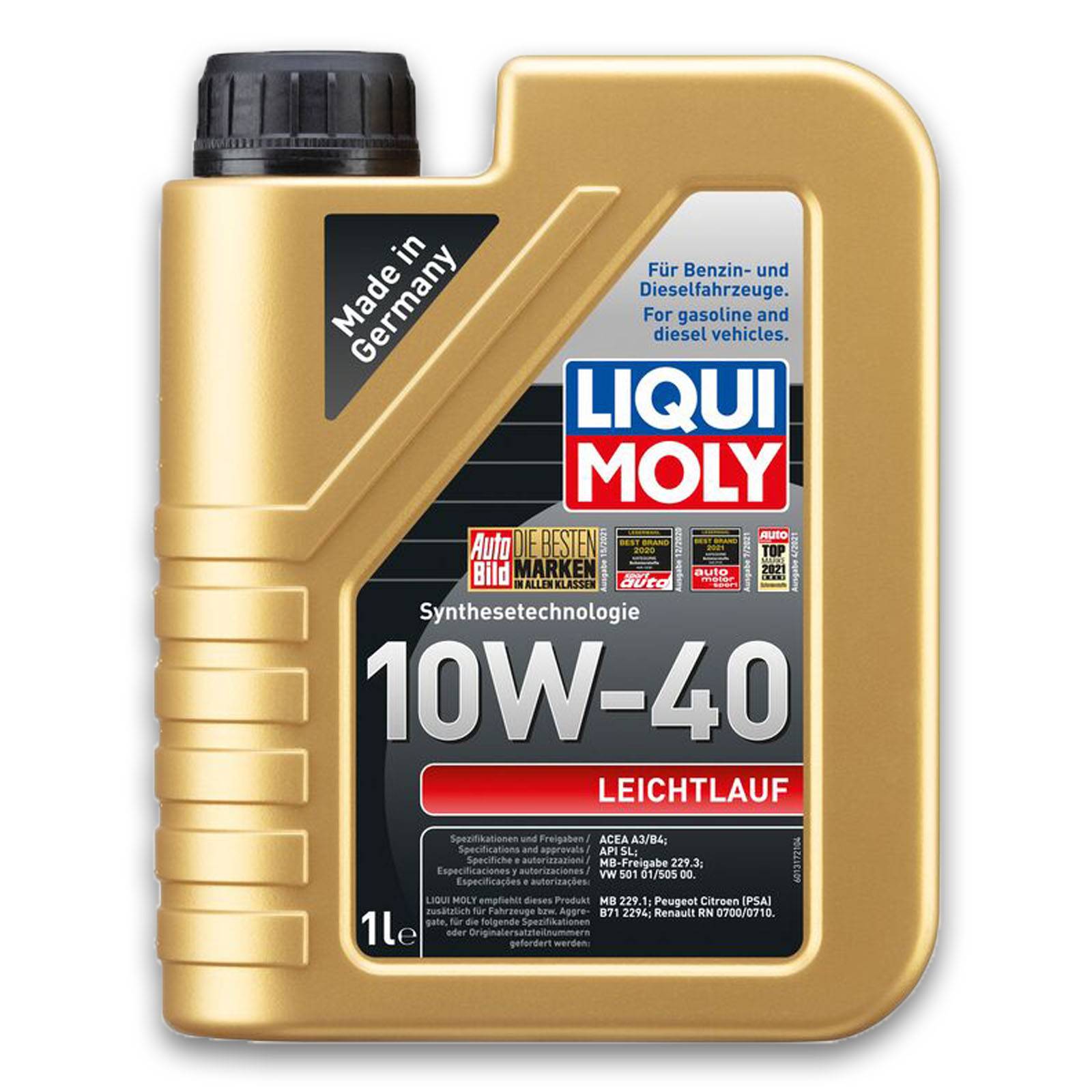 Liqui Moly 10W-40 1317 Leichtlaufmotoröl 1 l