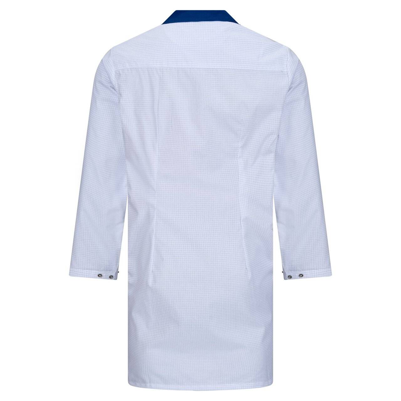 ESD-Arbeitsmantel Pro Line, 146 g/m², weiß/blau, M