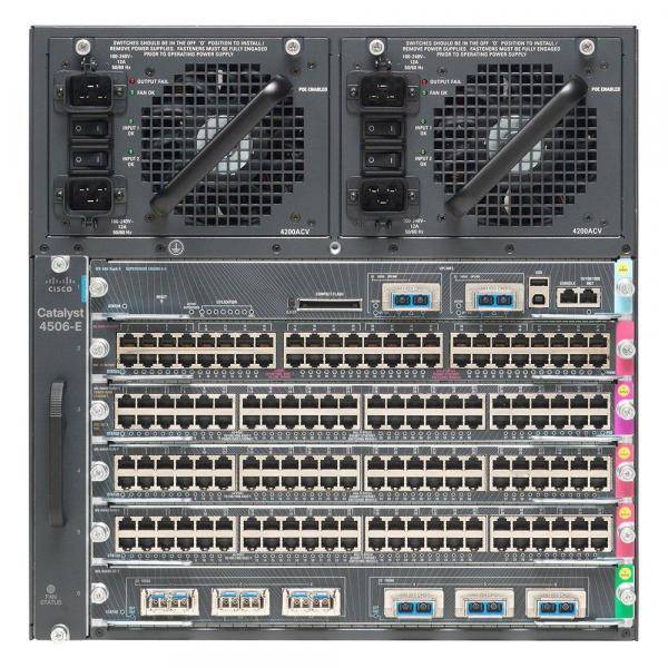 Cisco WS-C4506-S2+96 Switch - 96 Anschlüsse - L4 - managed Netzwerkgerät